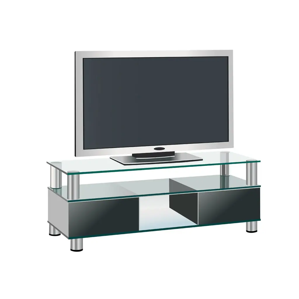 Design your TV Cabinet with Glass Material