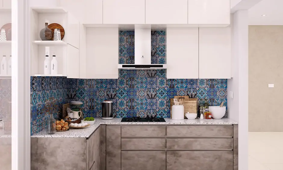 Moroccan tile backsplash lowes are a great way to add a whole lot of brightness to the smaller kitchenette.