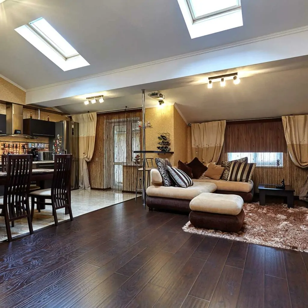 Back-lit false ceiling light type for living room