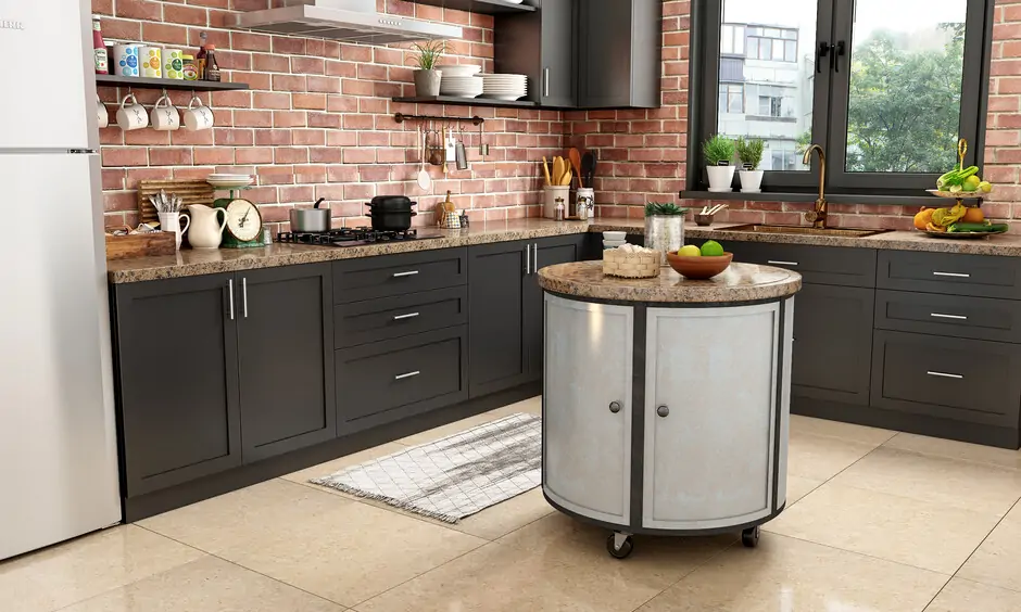 Mobile kitchen island with storage which looks jaw dropping