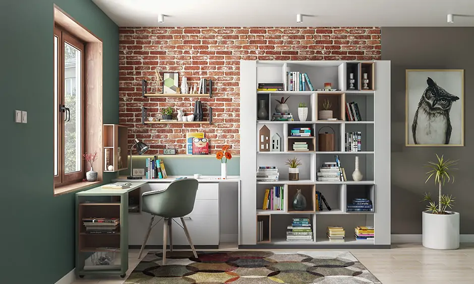 Modern study room furniture design that adds charm