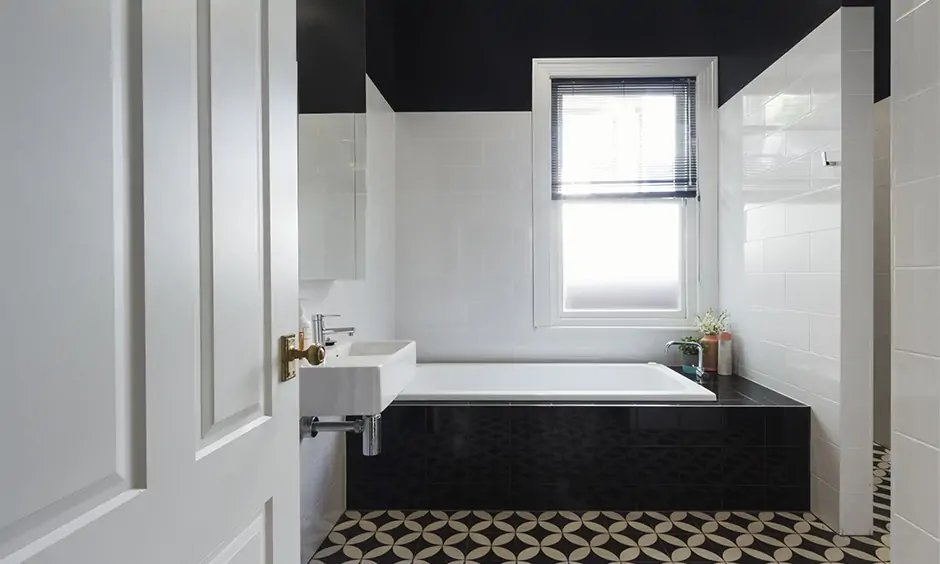 Patterned moroccan tile bathroom makes all the difference to its design