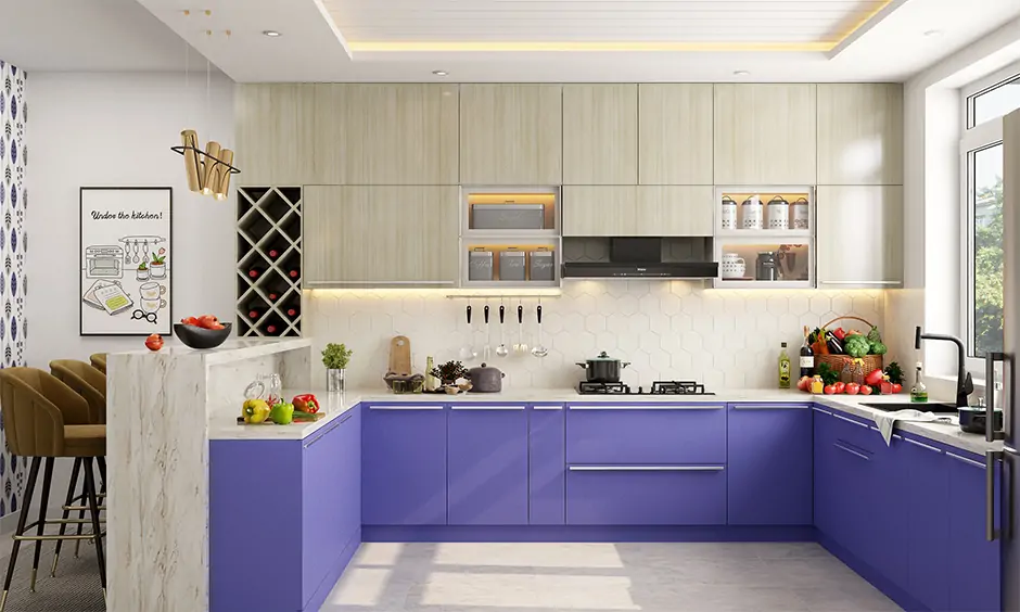 Open Vs closed kitchen cabinet designs which are popular and functional