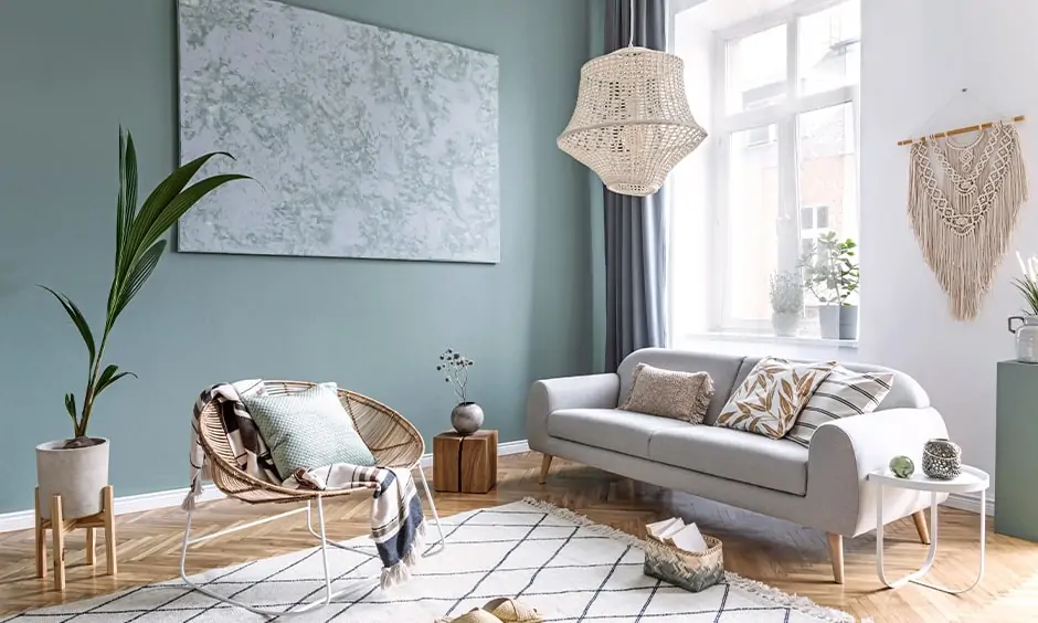 Paintings are a great way to make your studio apartment stand out