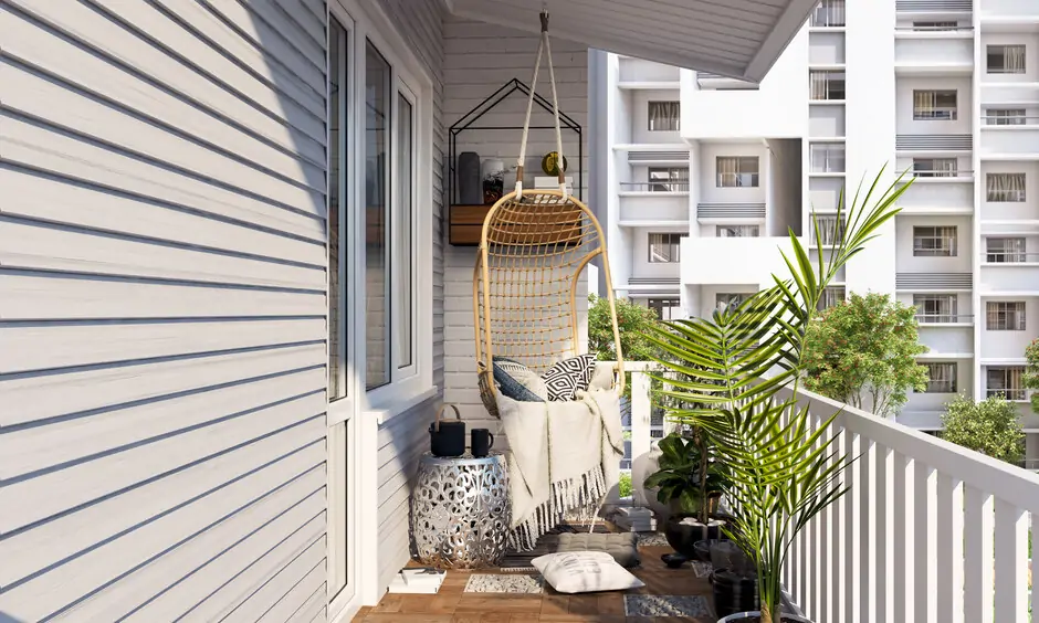 Summer theme decoration add a cosy hammock or a swing chair to make your home feel like a retreat