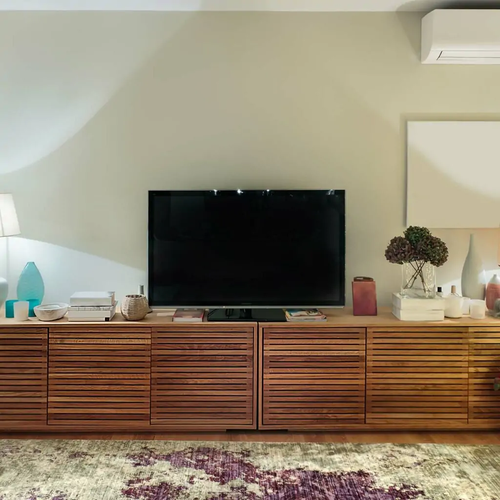 Teak, Seesham, Mango, Take Your Pick Of Wooden TV Cabinet Design For Living Room