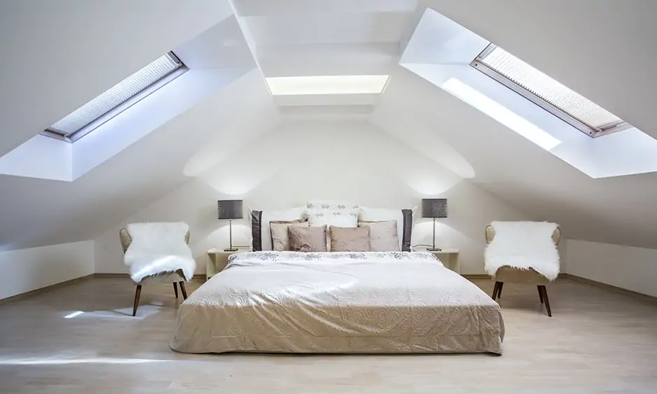 Attic bedroom design ideas to make a private cosy and romantic