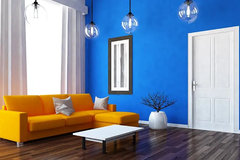 Blue room colors with azure infuses tranquillity, ease and harmony into your home blue wall paint colors
