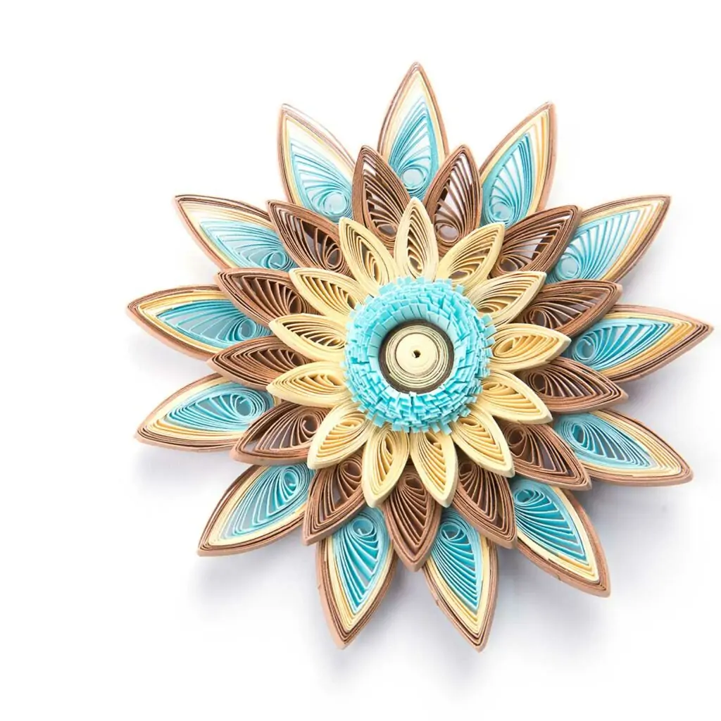 Quilling petals designs using paper crafts to decorate your diyas