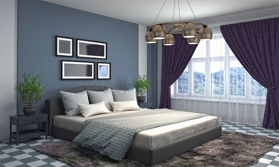 Interior design for the rented apartment with luxe curtains and drapes gives a new look