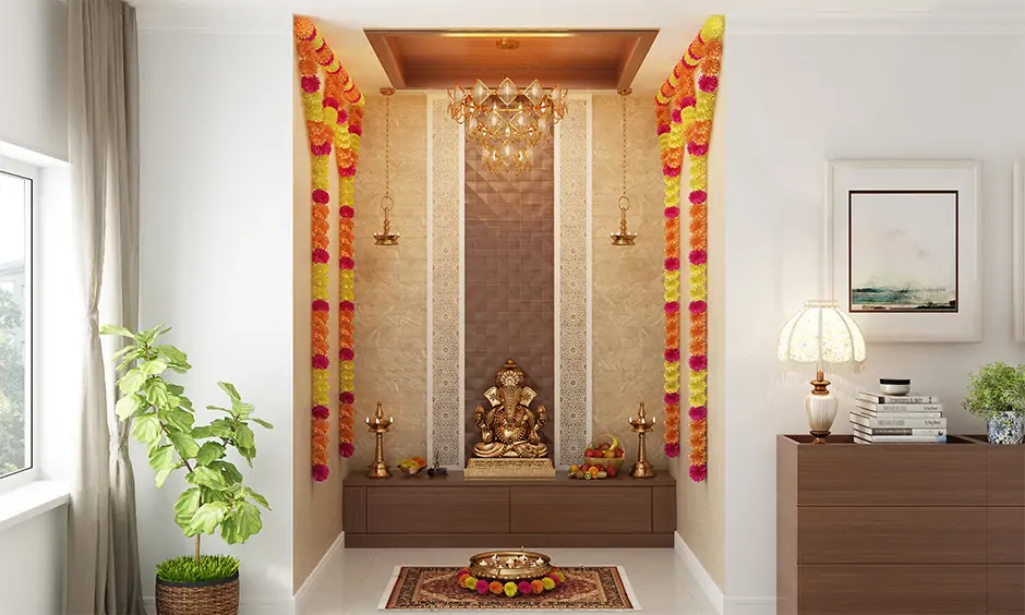 MDF board designs for mandir to customise your spiritual space