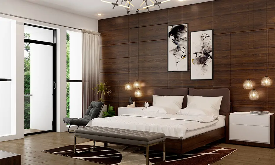 MDF board designs for bedroom walls for a graceful look