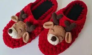 Amigurumi Terlik Yapılışı 2