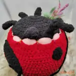 Amigurumi Uğur Böceği Yastık Yapılışı 8