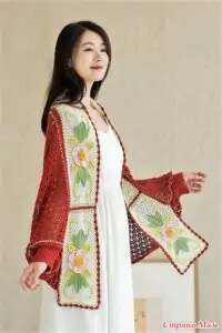 Çiçek Aplikeli Kimono Yapılışı 1