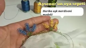 İğne Oyası Aşk Merdiveni Anlatımlı 1