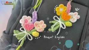 Mini Buket Örgü Anahtarlık Yapılışı 1