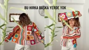 Papatya Motifli Hırka Yapılışı