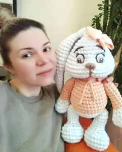 Penye İple Amigurumi Tavşan Yapılışı 1