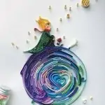 Quilling Küçük Prens Modelleri 4