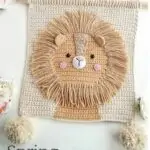 Amigurumi Duvar Süsü Modelleri ve Şemaları 8