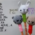 Amigurumi Kalem Süsü Modelleri 90