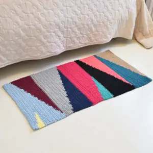 Geometrik Örgü kilim yapılışı 2