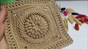 Tığ İşi motif anlatımlı