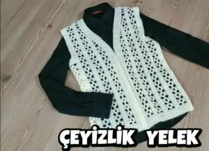 Yan zincirli yelek yapımı 4