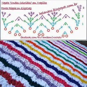 Zikzak Örgü Kilim Yapılışı