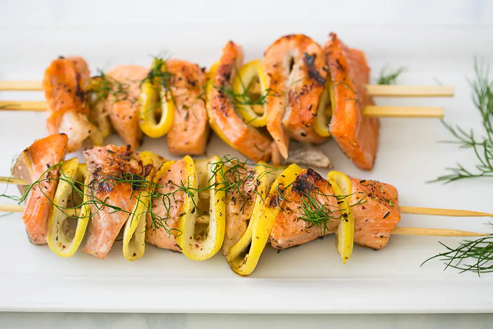 20130710 salmon skewers 2