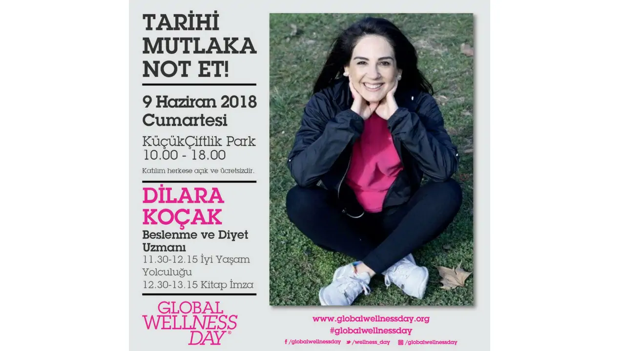 Global Wellness Day 9 Haziran’da KüçükÇiftlik Park’ta