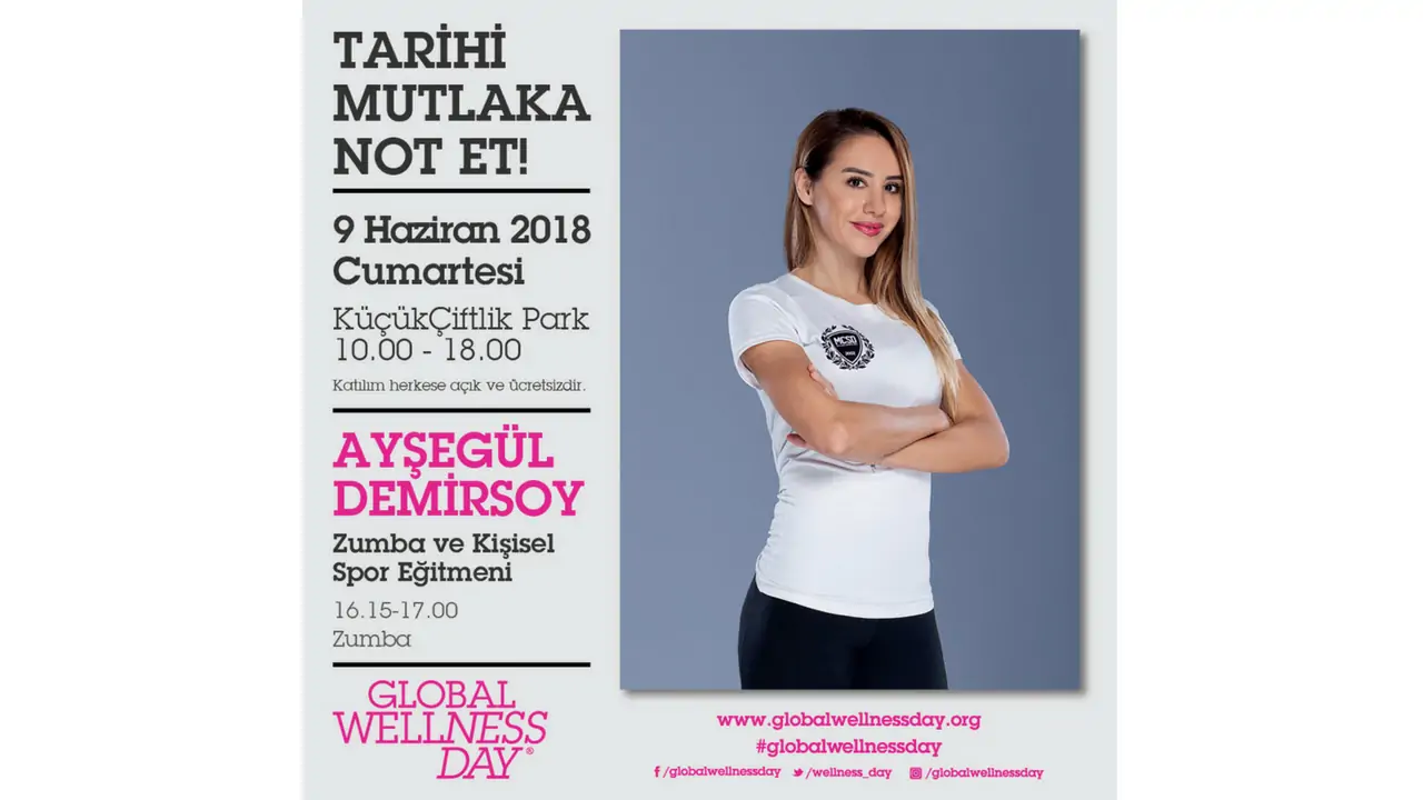 Global Wellness Day 9 Haziran’da KüçükÇiftlik Park’ta