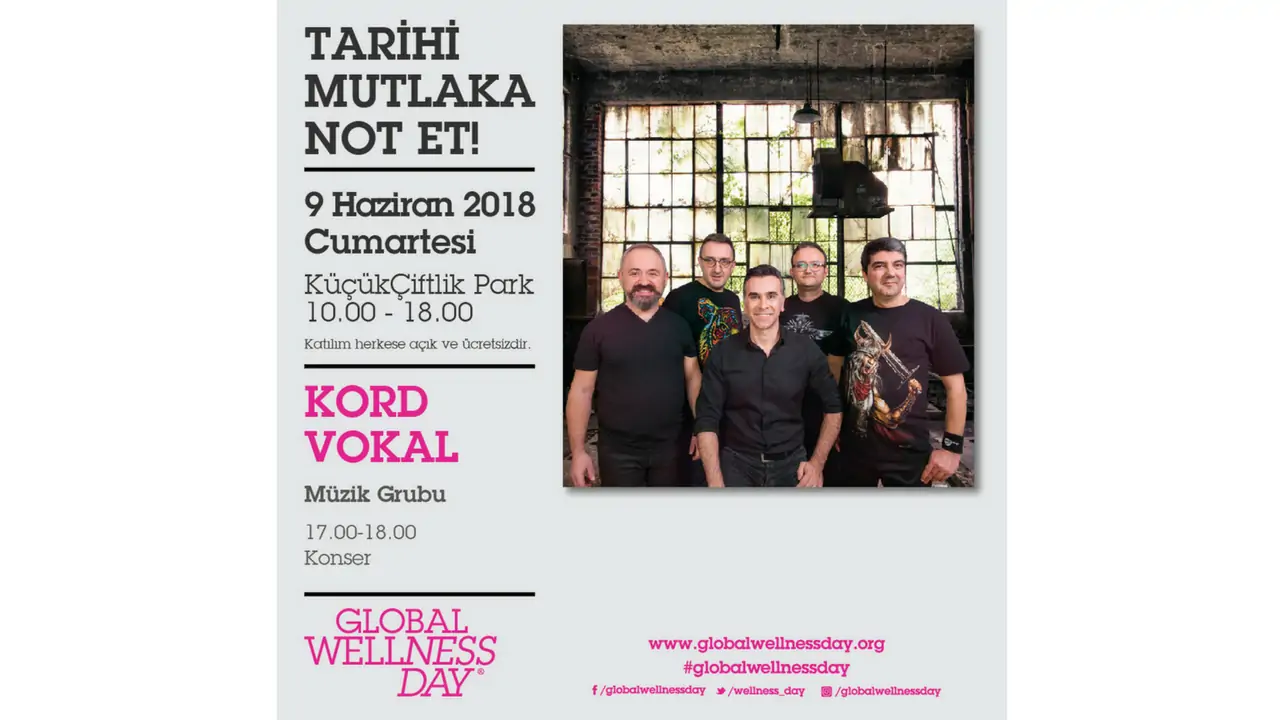 Global Wellness Day 9 Haziran’da KüçükÇiftlik Park’ta