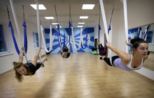 New fitness antigravity yoga