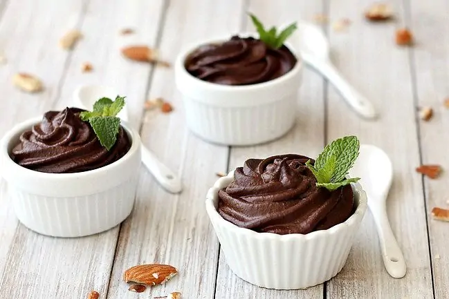 Avocado chocolate mousse 2