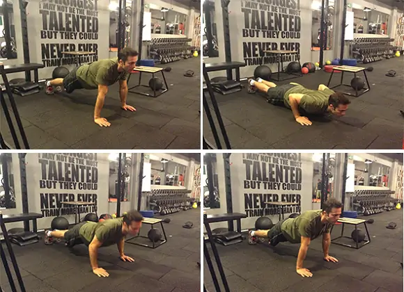 Crossfit push ups baris