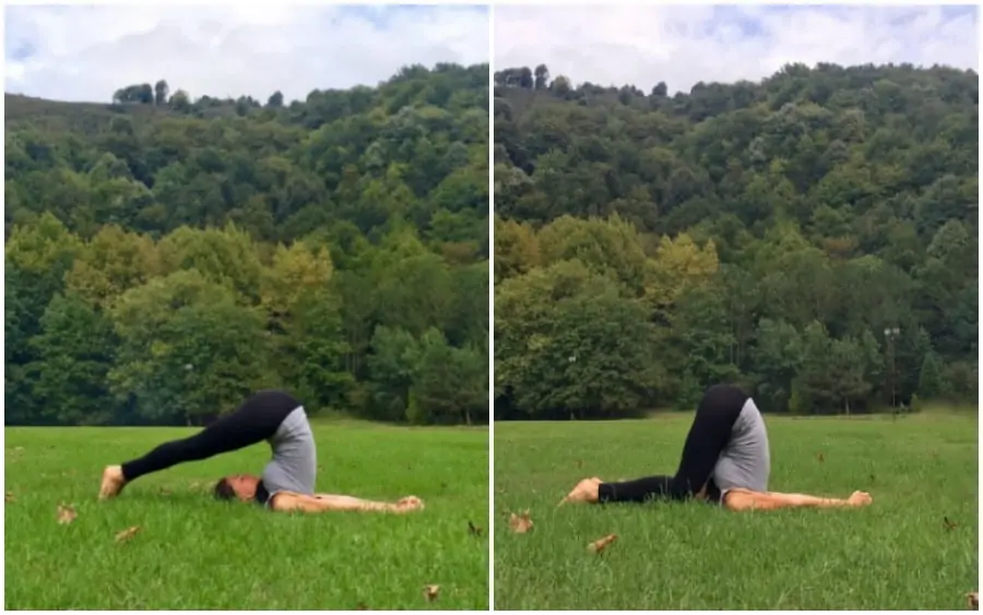 Yin yoga kolaj